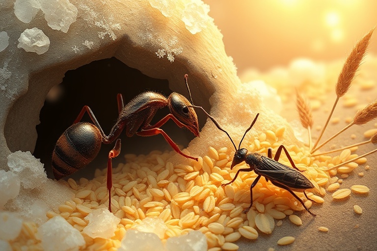 THE ANT AND THE GRASSHOPPER
